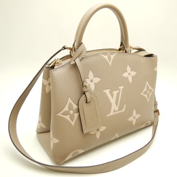 Louis Vuitton Petit Palais PM Handbag Bicolor Tourtrell Creme - Picture 2 of 8